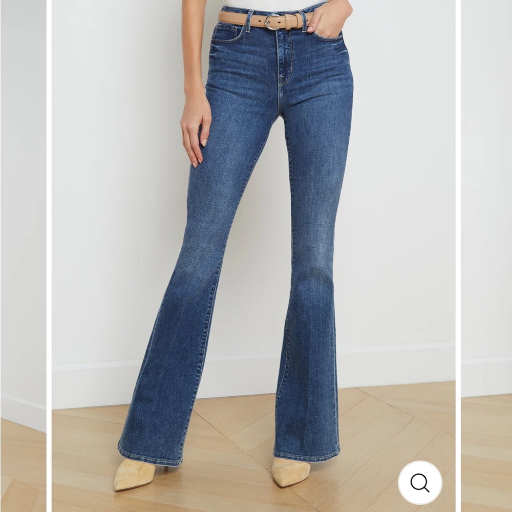 L'AGENCE Marty High Rise Jeans in color Garvey